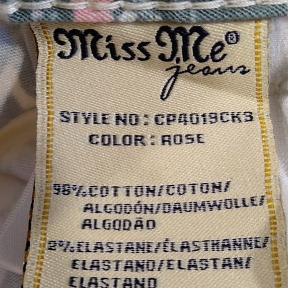 Miss Me Jeans size 29 Skinny Floral Print - Picture 13 of 13